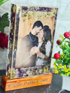 Custom Wedding Photo Preservation Resin Frame (9 by 6 Inches)