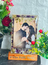 Custom Wedding Photo Preservation Resin Frame (9 by 6 Inches)