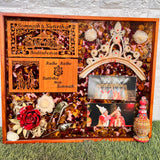 Resin 15 by 18 inch frame with Couple Card & Photo & other Stuff Varmala Preservation