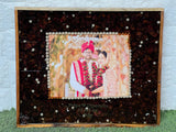 Resin 15 by 18 inch frame with photo name date  with Red rose Petals Varmala Preservation