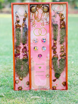 Resin Full Varmala Preservation with Couple Photo & Name date with Kantha & Keleera Varmala Preservation