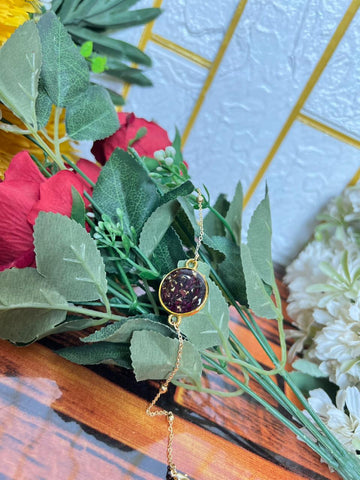 Resin Flowers completely Jewelry set with Ring, Pendent, Bracelate, Jumka, Earing, Flowers prservation