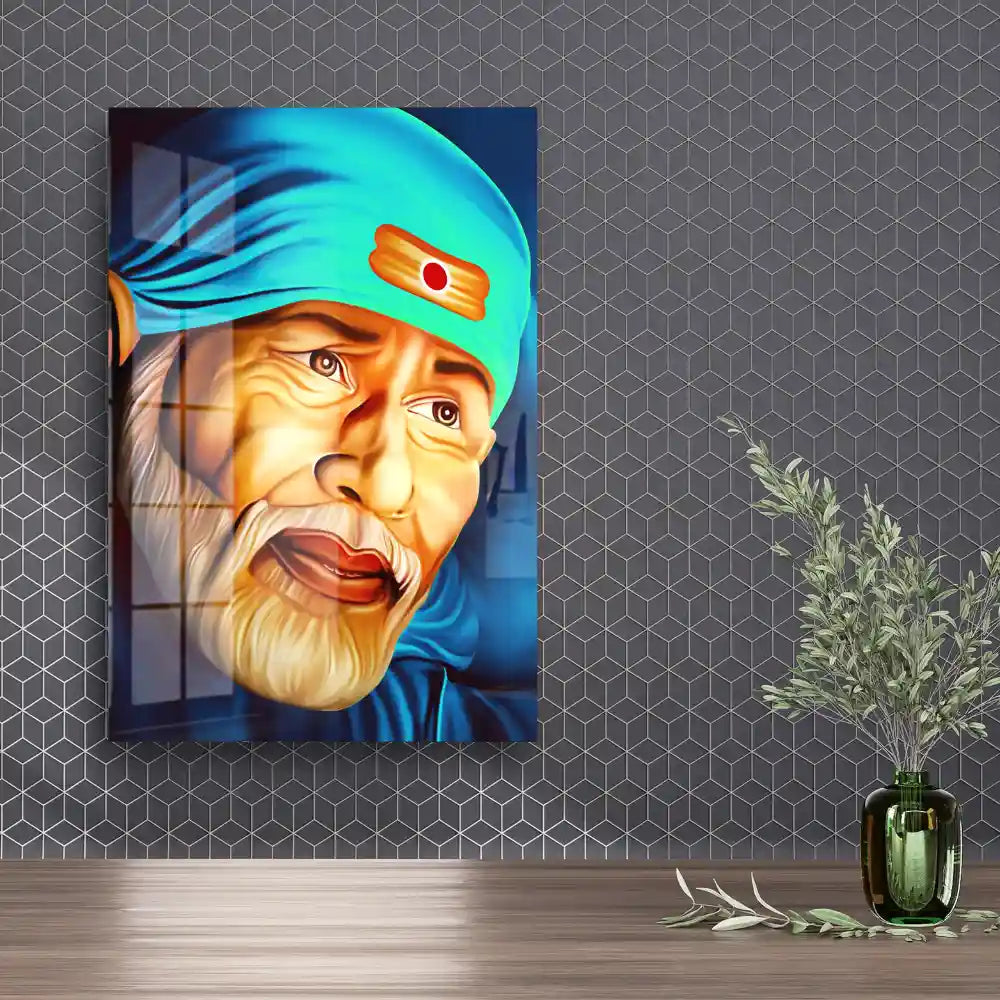 Shirdi Sai Baba Acrylic Wall Art