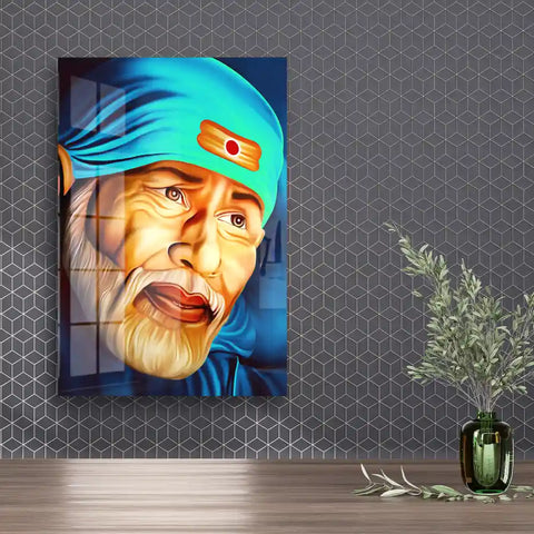 Shirdi Sai Baba Acrylic Wall Art