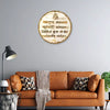 Affordable Resin Vakratunda Mantra Frame Marble Texture Round