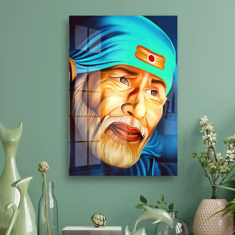 Shirdi Sai Baba Acrylic Wall Art