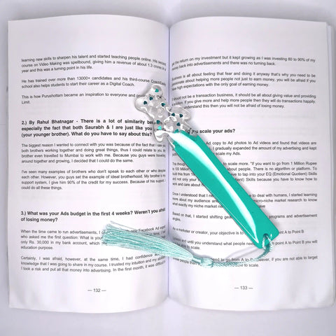 Affordable Teddy Bear Glossy Blue resin bookmarks