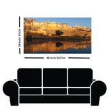 Amber fort With Sunset Canvas Painting