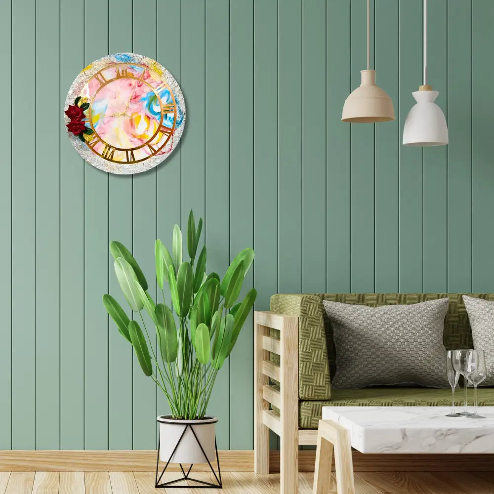 Bedroom Decor Things Wall Clock 