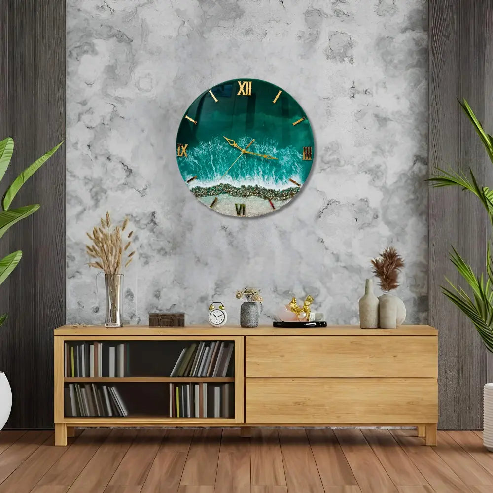 best-epoxy-resin-wall-clock-for-house