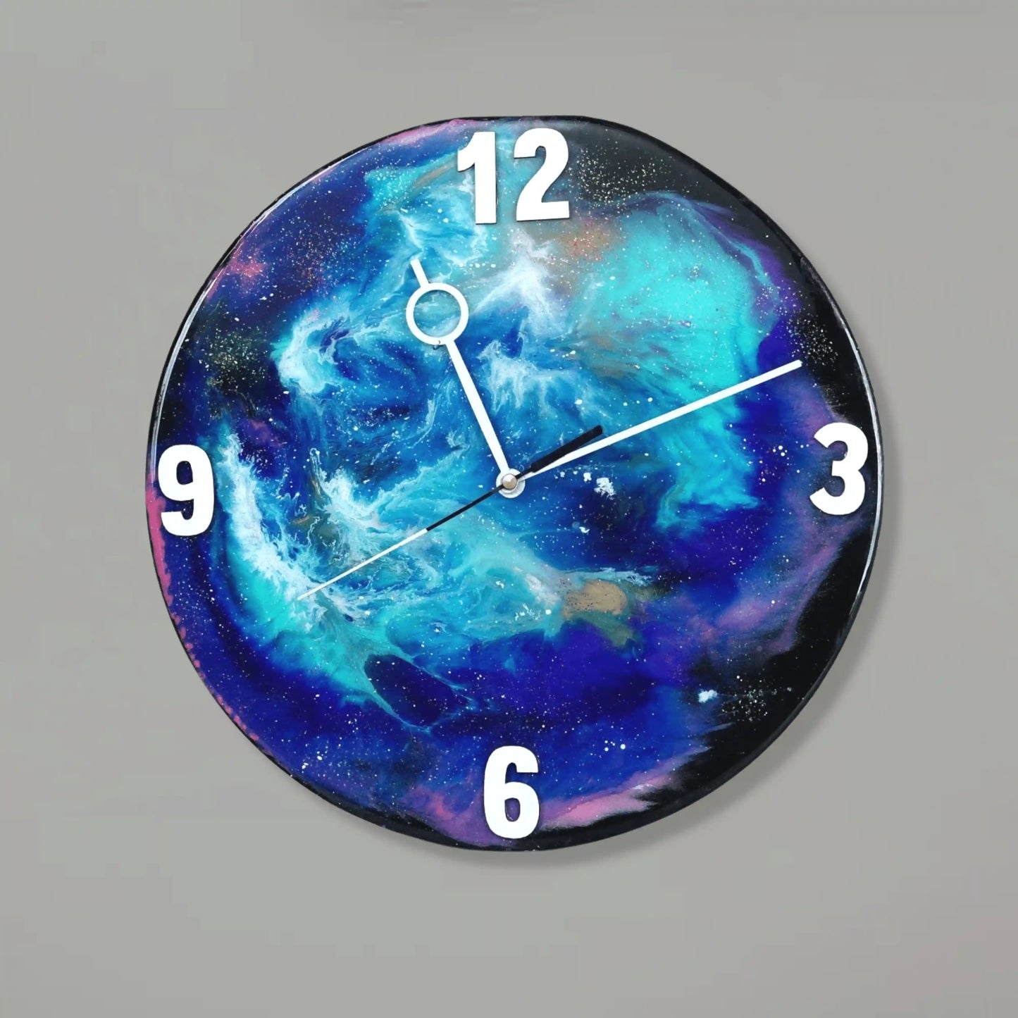 black-blue-galaxy-effect-wall-clock-price