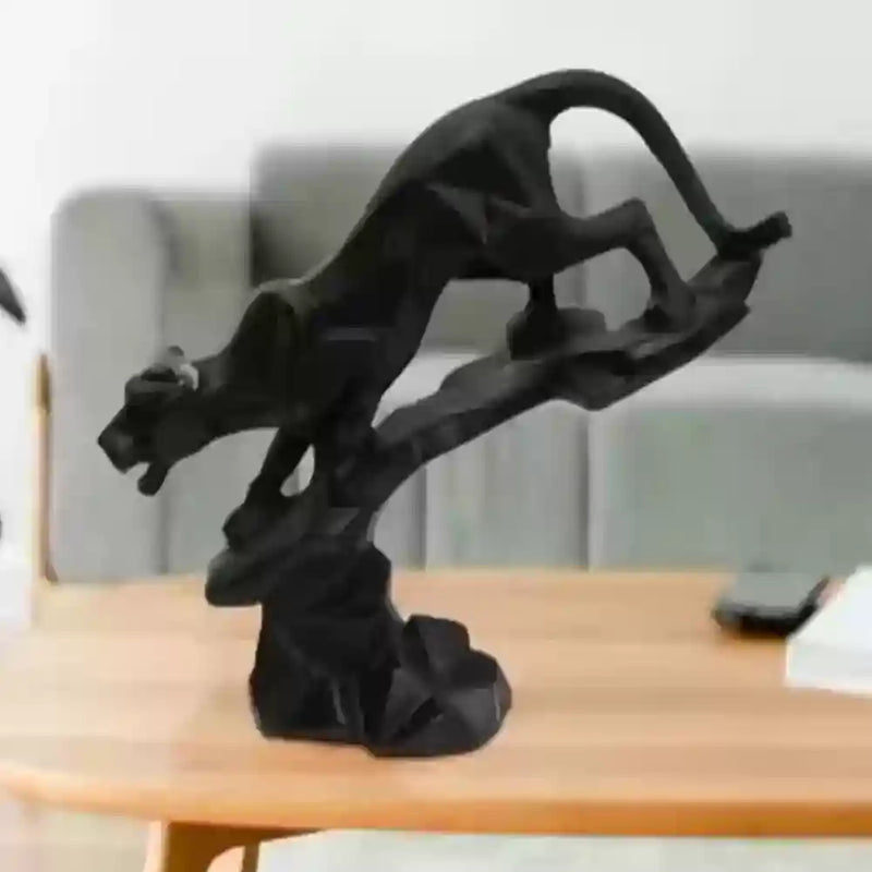 Black Jaguar Showpiece vastu statue