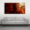 Shop Buddha Blurred Textured Red Background canvas painting for living room