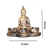 Buddha Head Tealight Candle Holder Statue Idols