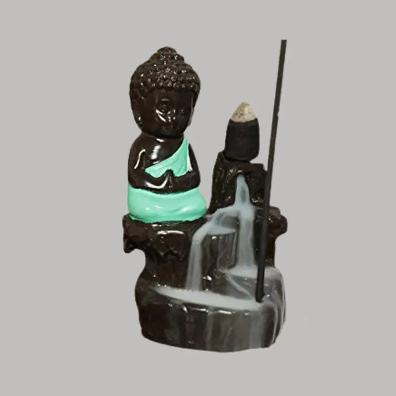 Buddha Idol Design Smoke Backflow Holder for vastu fountain