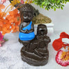 Buddha Smoke Fountain Backflow Statue dhoop batti Holder Decorative Showpiece with 10 Free Smoke Backflow Scented Cone Incenses For pooja room, décor your home, office and gift