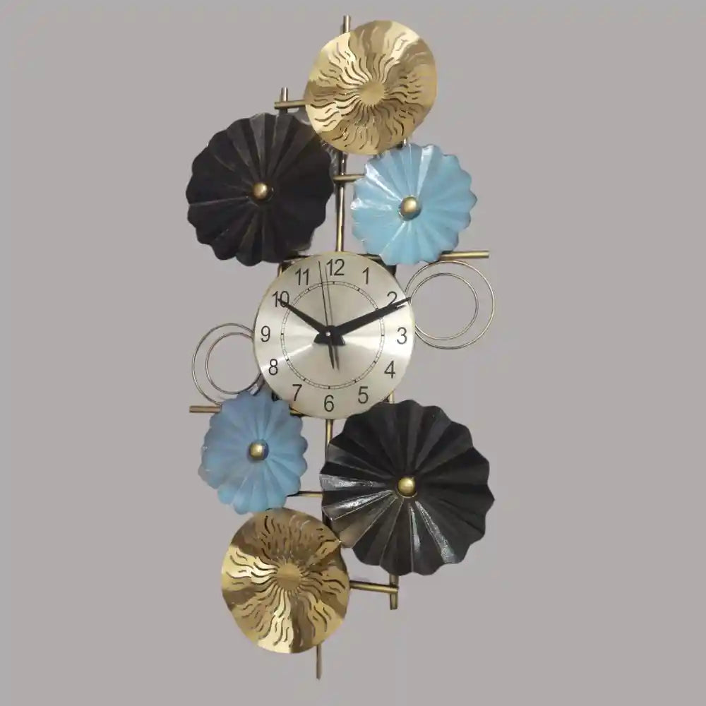 Buy Fancy Vertical Metal Wall Clock