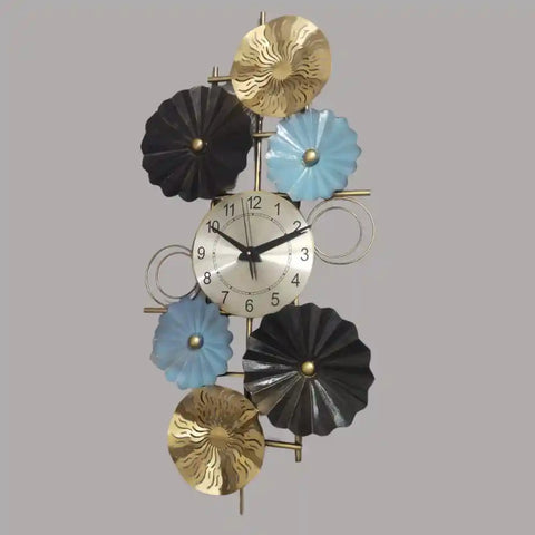 Buy Fancy Vertical Metal Wall Clock