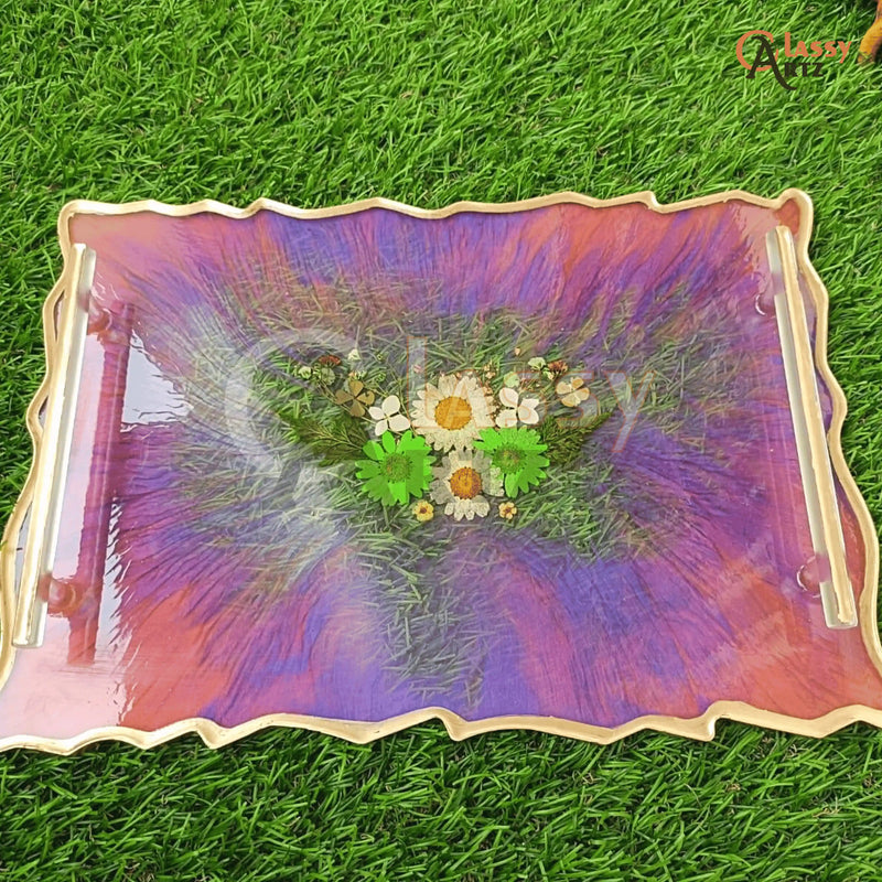 buy floral veins effect trays online