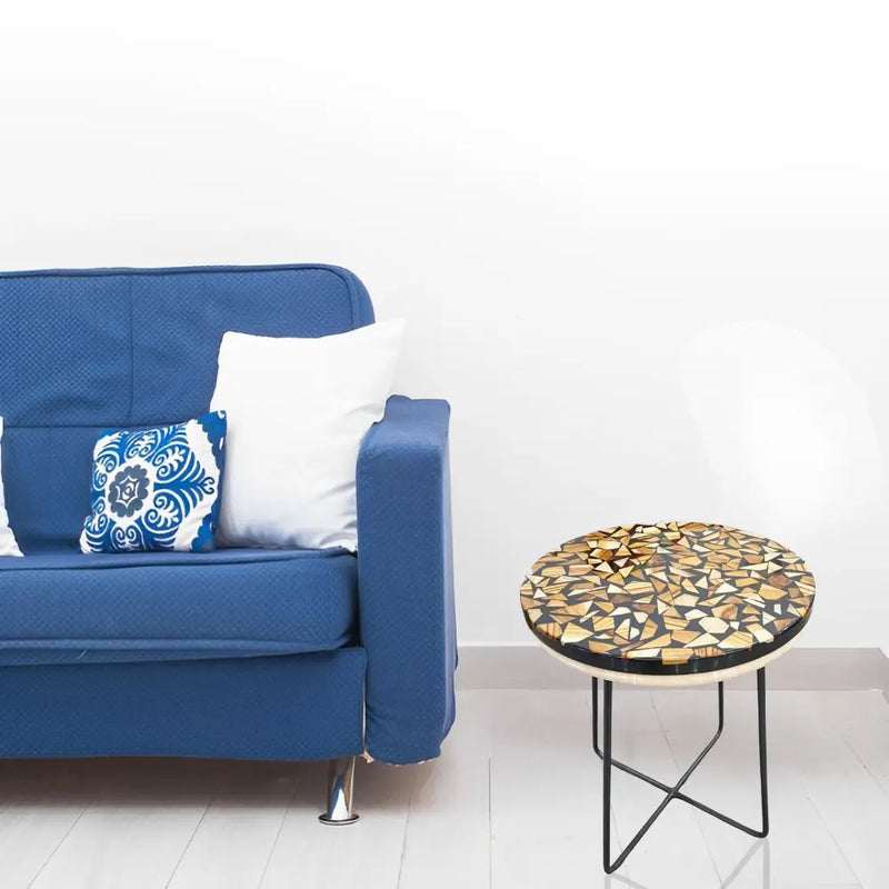 Resin Designer Wood Table for home, living room, bedroom, hotel, restaurants.