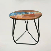 Resin Wood Table With Ocean Effect(Side Table/Center Table)