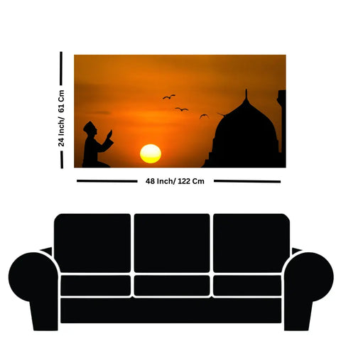 Canvas Muslim Man Praying artwork for sale