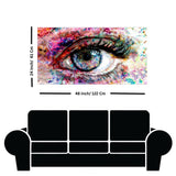 Abstract Eye Canvas Wall Painting