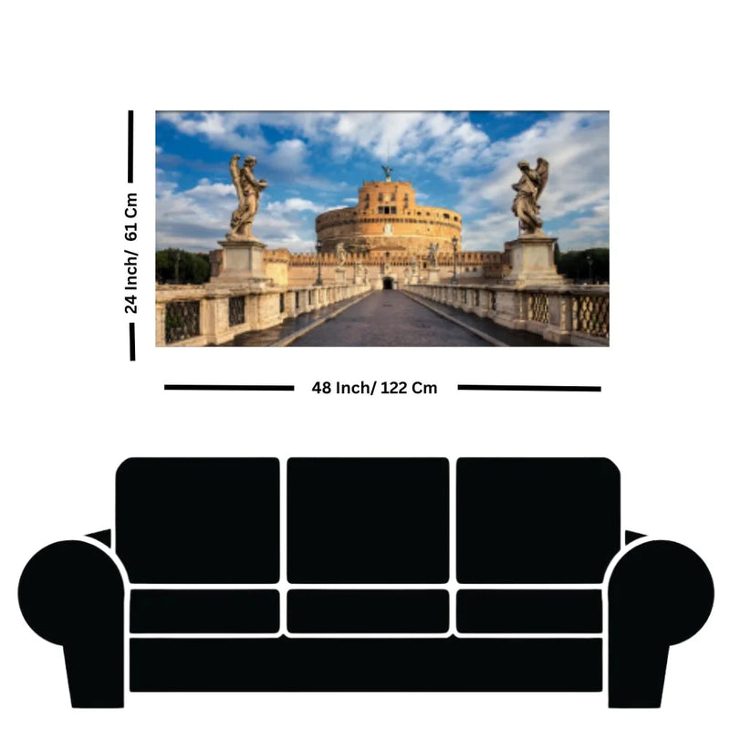 Castle Sant’Angelo Bridge Canvas Wall Art