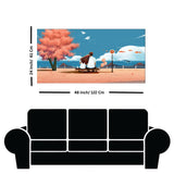 Romantic Couple Canvas Wall Painting