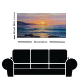 Ocean Sunset Canvas Wall Painting