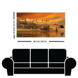 Amer With Sunset Canvas Print Wall Painting