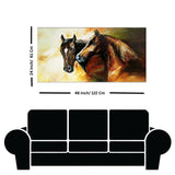 Galloping Horses Canvas Wall Painting
