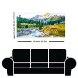 Majestic River Valley Canvas Wall Painting