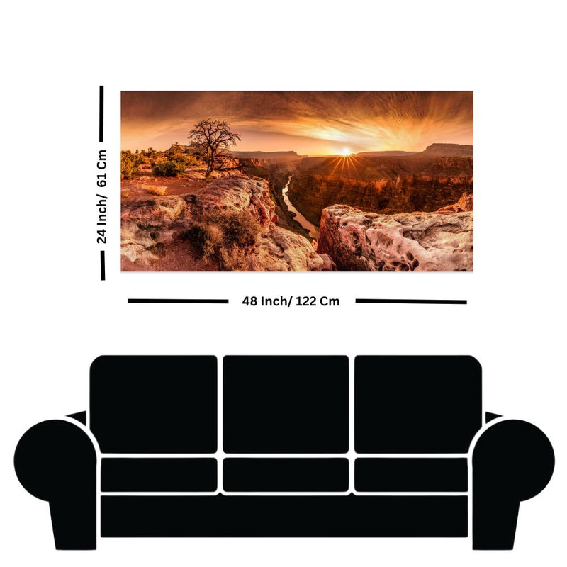 Grand Canyon Sunset Canvas Print Wall Painting