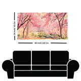 cherry blossom tree premium canvas wall painting for sale
