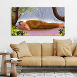 Colorful Siddhartha Gautama Buddha canvas painting For Sale