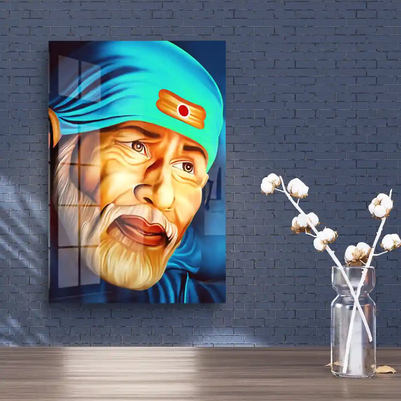 Shirdi Sai Baba Acrylic Wall Art