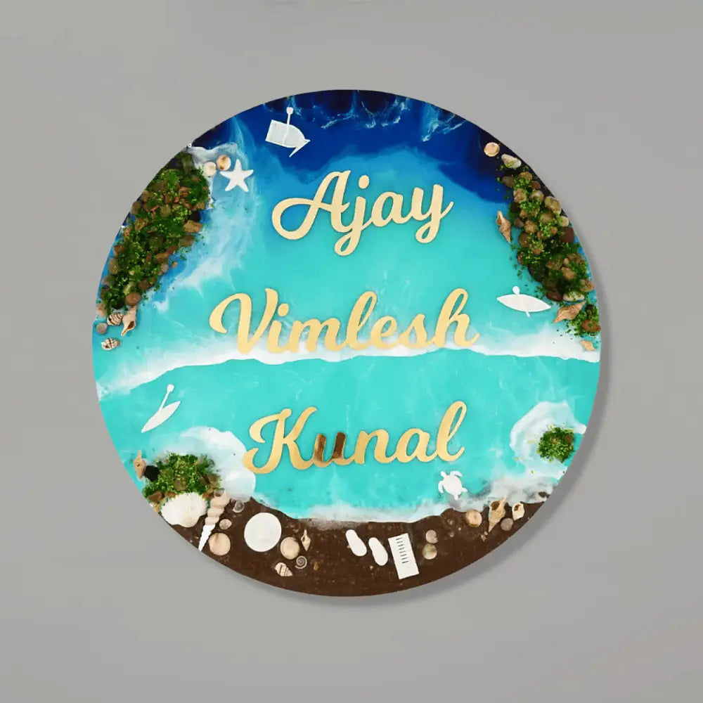 buy custom ocean round nameplates for homes