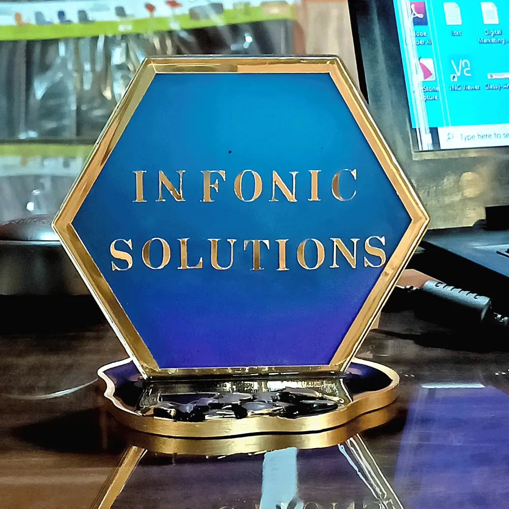 buy custom office desk nameplates