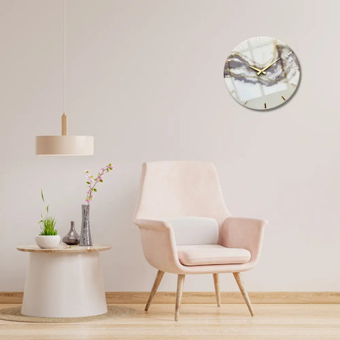 Epoxy Resin Wall Clock For Corporate Gifting