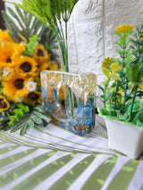 Resin Flowers Plantter with Real Roses with Pearls Flowers Preservation
