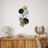 Fancy Vertical Metal Wall Clock For Sale
