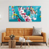 Flowers And Butterfly Acrylic Wall Decor