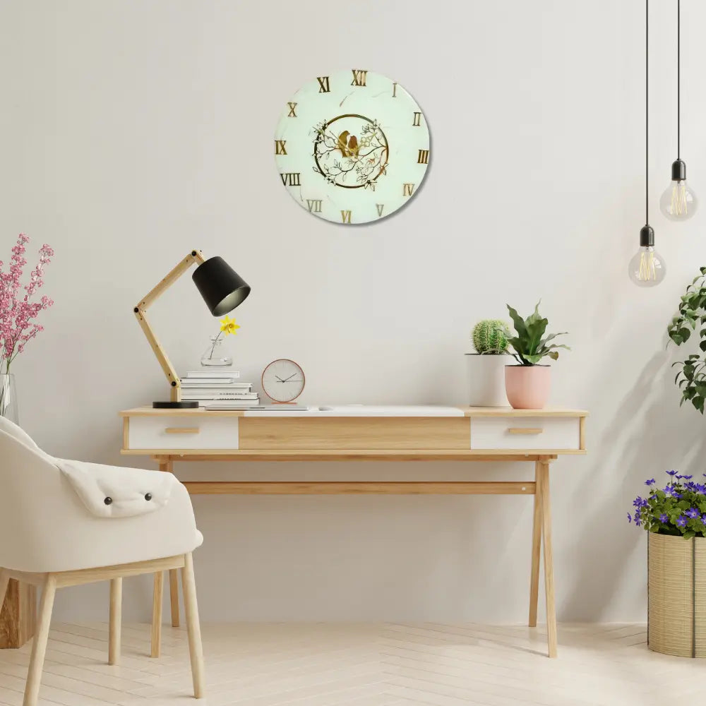 Gift For Boss Resin Wall Clock