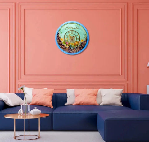 Gift For Wedding Of Relative Or Friend Wall Clock For Varmala Preservation