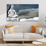Shop God Mahadev Meditating Rishikesh canvas painting