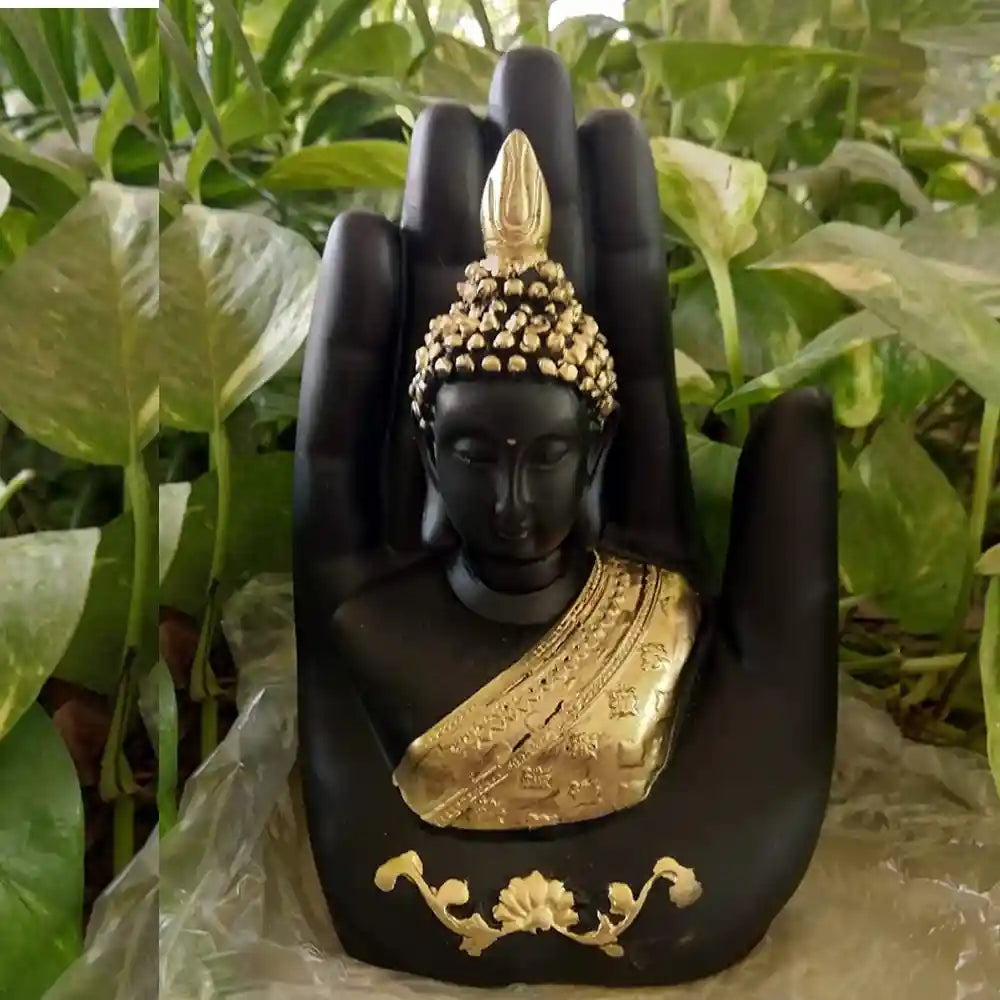 Hand Palm Buddha Statue showpeice for gifting