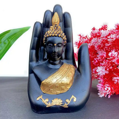 Hand Palm Buddha Decorative Idol for Home Décor