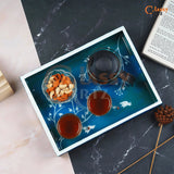purchase handmade bird blue color trays