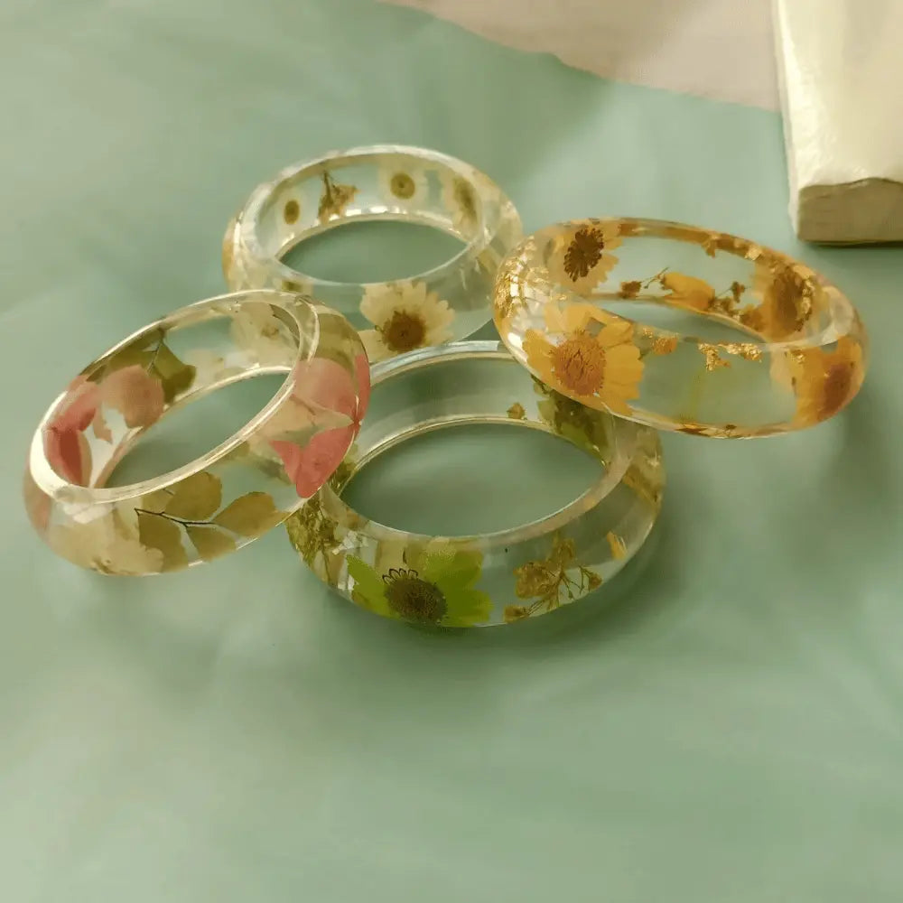 handmade Products Real Flower bangles for sale